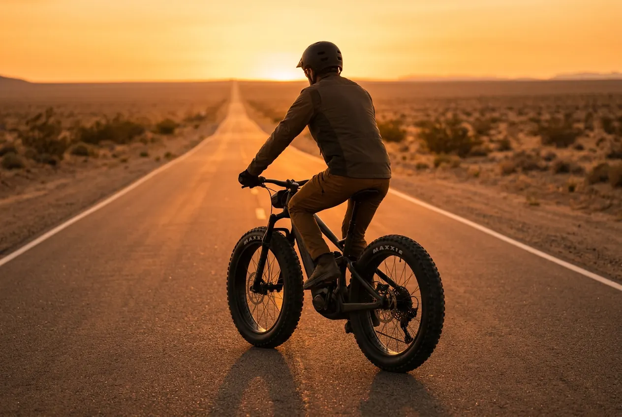Titan X riding into the sunset on an open road