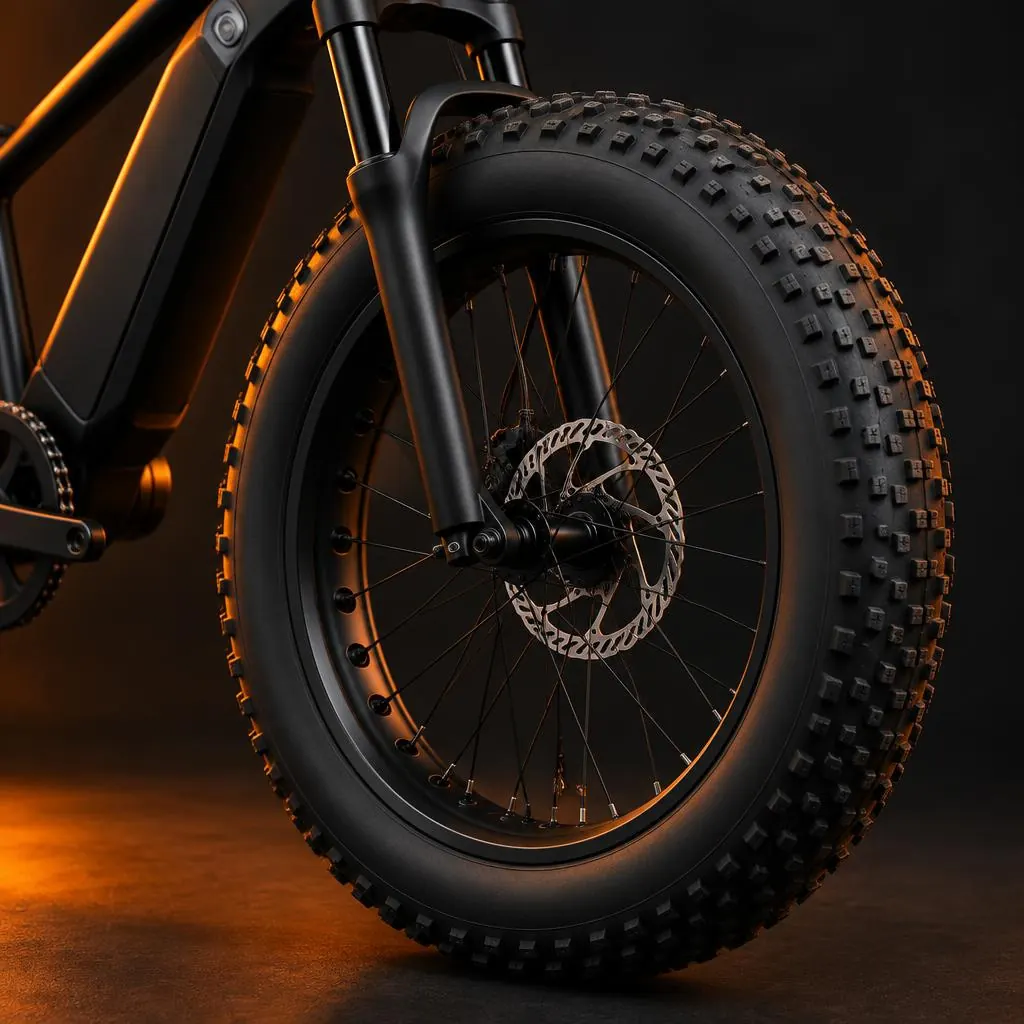 26×4" fat tires